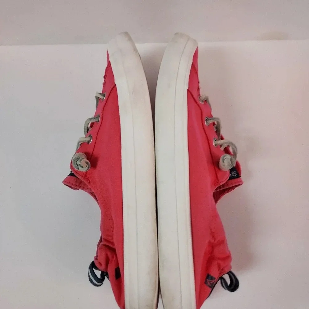 Sperry Women’s Crest Ebb Raspberry Canvas Lace Up Sneakers in Size 7.5M